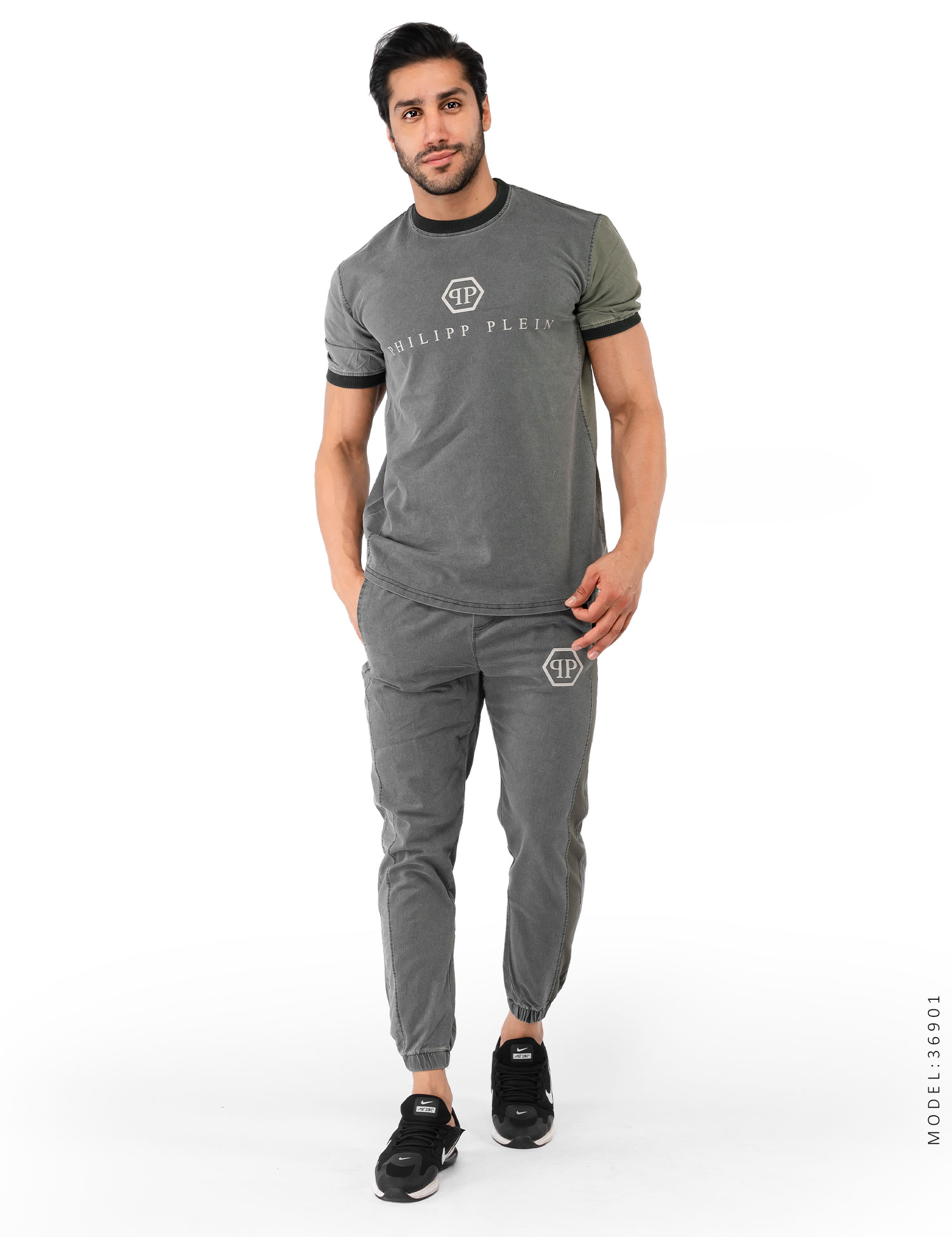 ست تیشرت شلوار اسپرت Philipp plein مدل 36901