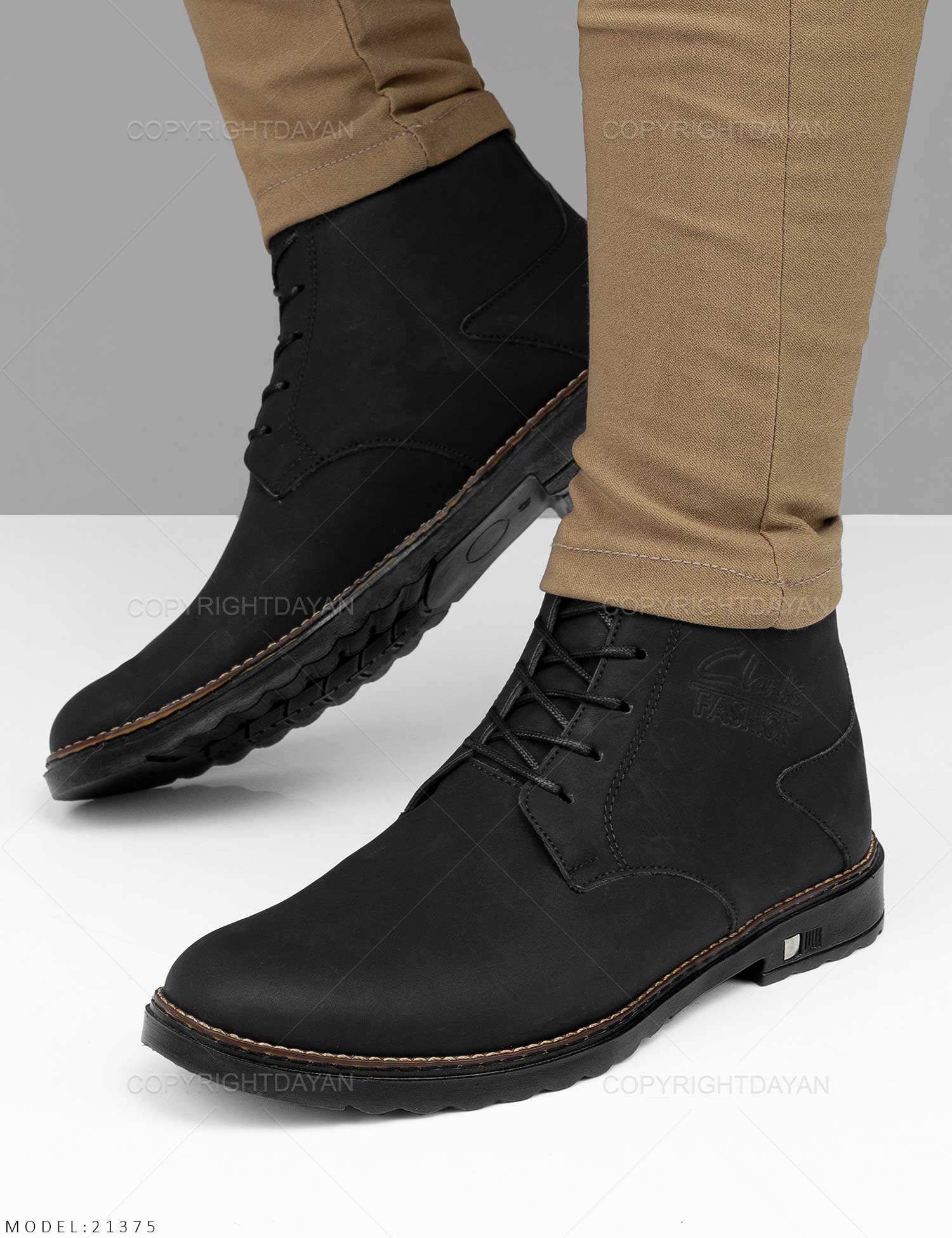 نیم بوت مردانه Clarks مدل 21375
