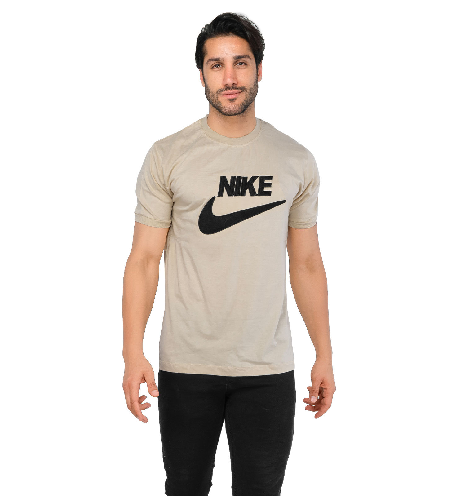 تیشرت Nike یقه گرد مردانه پنبه ساده مدل 44724
