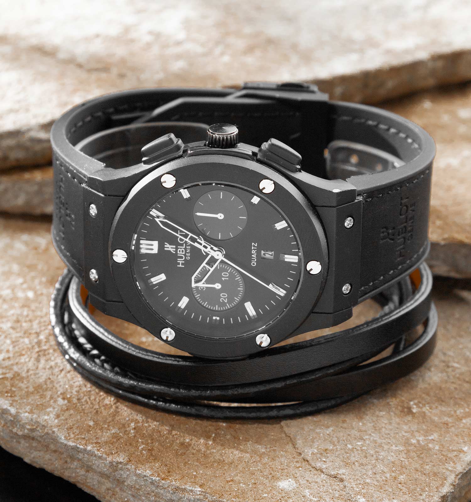 ساعت مچی عقربه ای مردانه Hublot مدل 40727