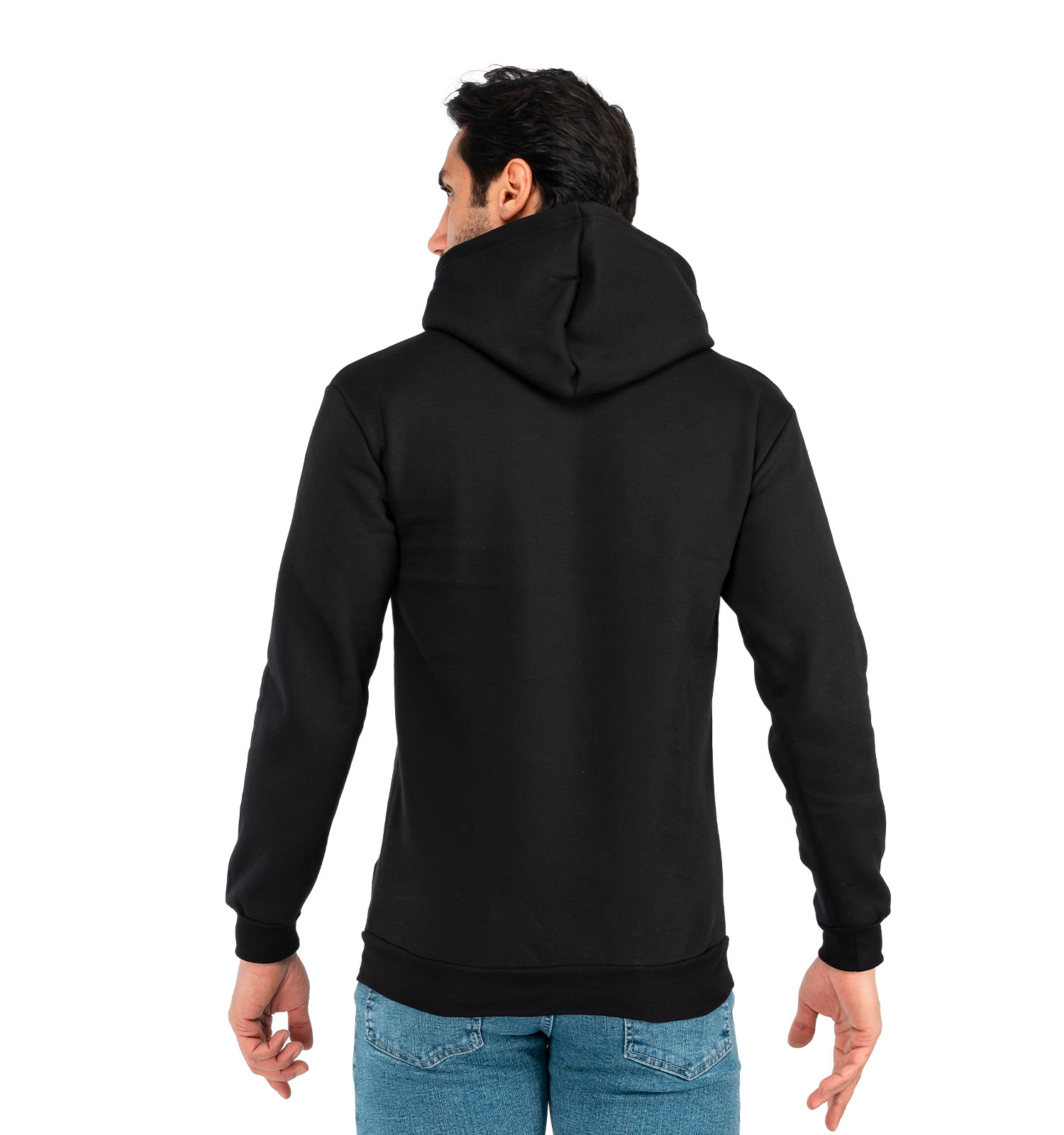 هودی مردانه کلاهدار مشکی Adidas مدل 40813