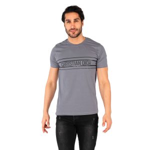 تیشرت Chiristian Dior یقه گرد مردانه ساده مدل 43730