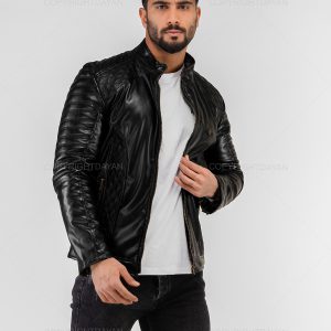 کاپشن چرم مردانه Zima مدل 17105