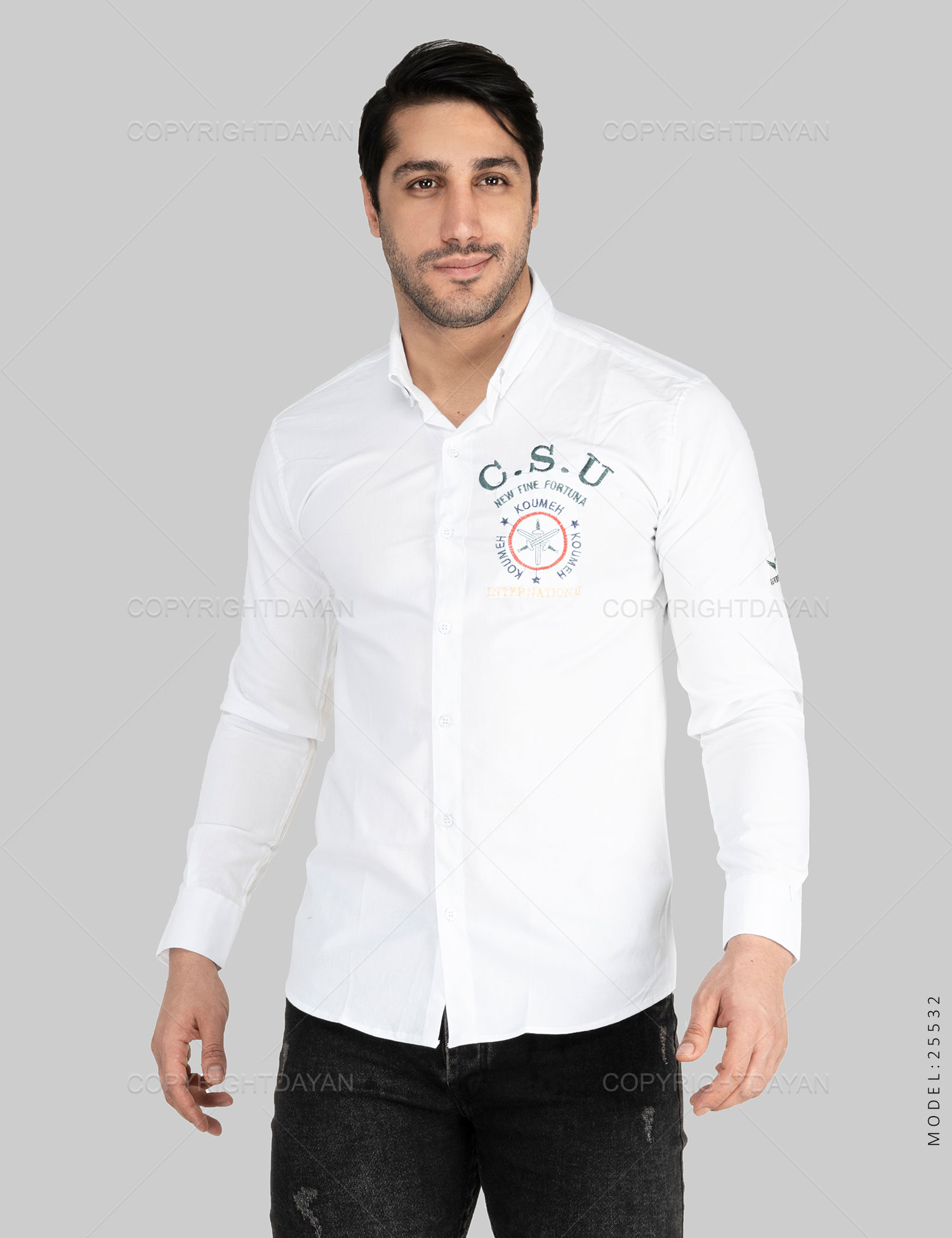 پیراهن مردانه Carlo مدل 25532