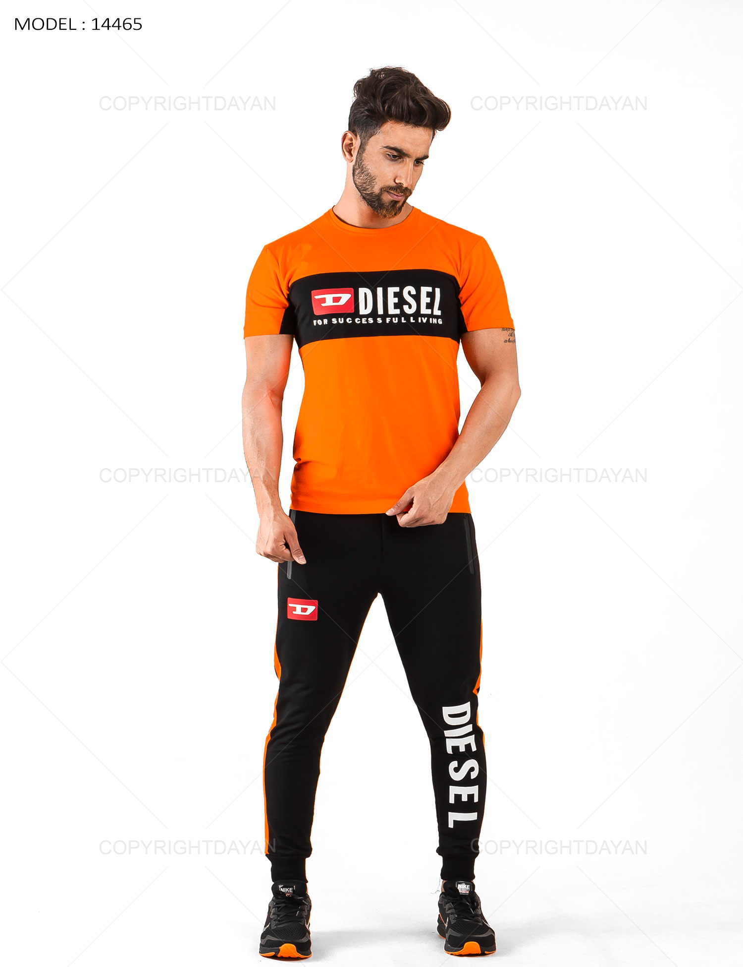 ست تیشرت شلوار مردانه Diesel مدل 14465