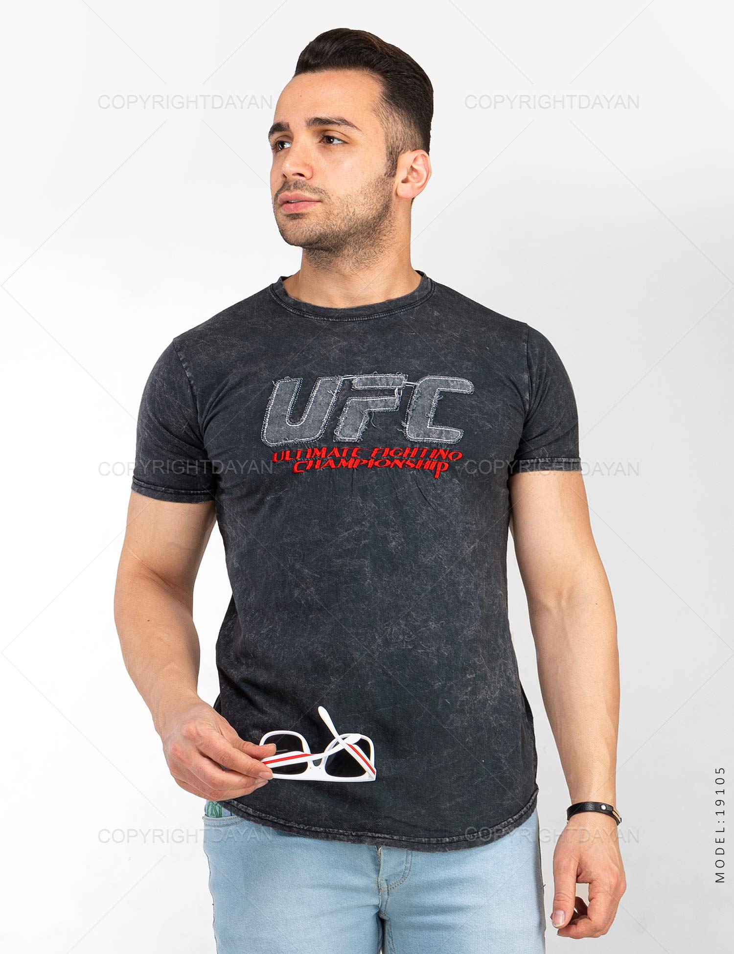 تیشرت مردانه UFC مدل 19105