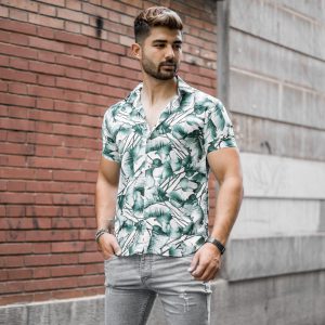 پیراهن هاوایی مردانه مدل Bilo