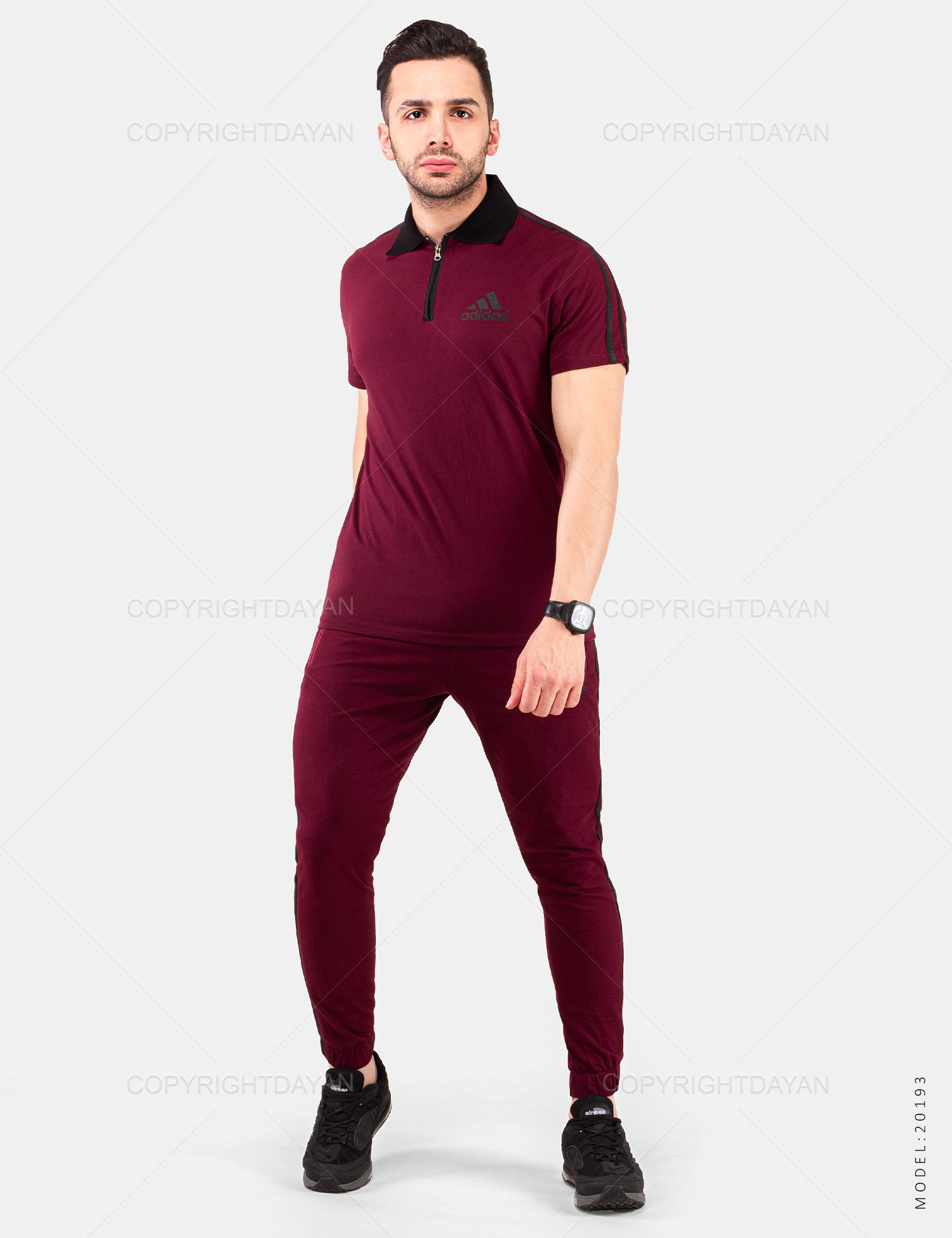 ست پولوشرت شلوار مردانه Adidas مدل 20193