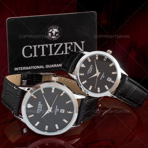 ست ساعت مردانه زنانه Citizen مدل Lentor