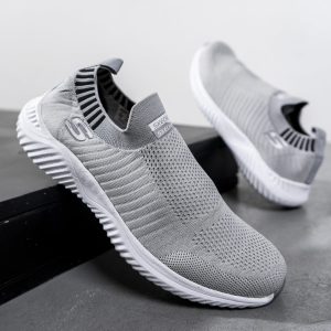 کفش ورزشیSKECHERS مردانه طوسی روشن مدل Balini-