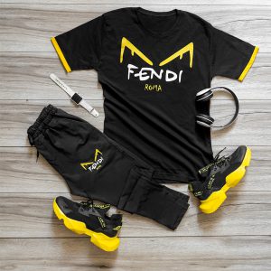 ست تیشرت شلوار Fendi مردانه مدل Kiara