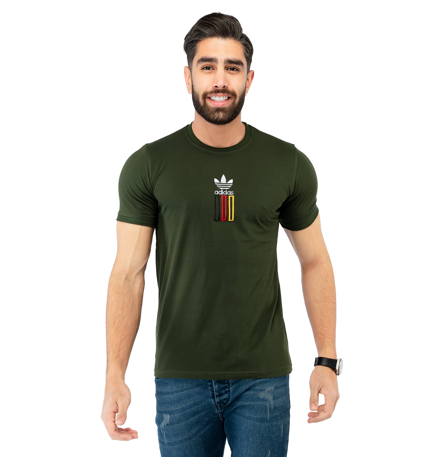 تیشرت مردانه یقه گرد Adidas مدل 36918