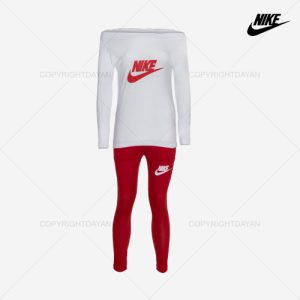 ست تیشرت شلوار زنانه Nike مدل Visner (قرمز)