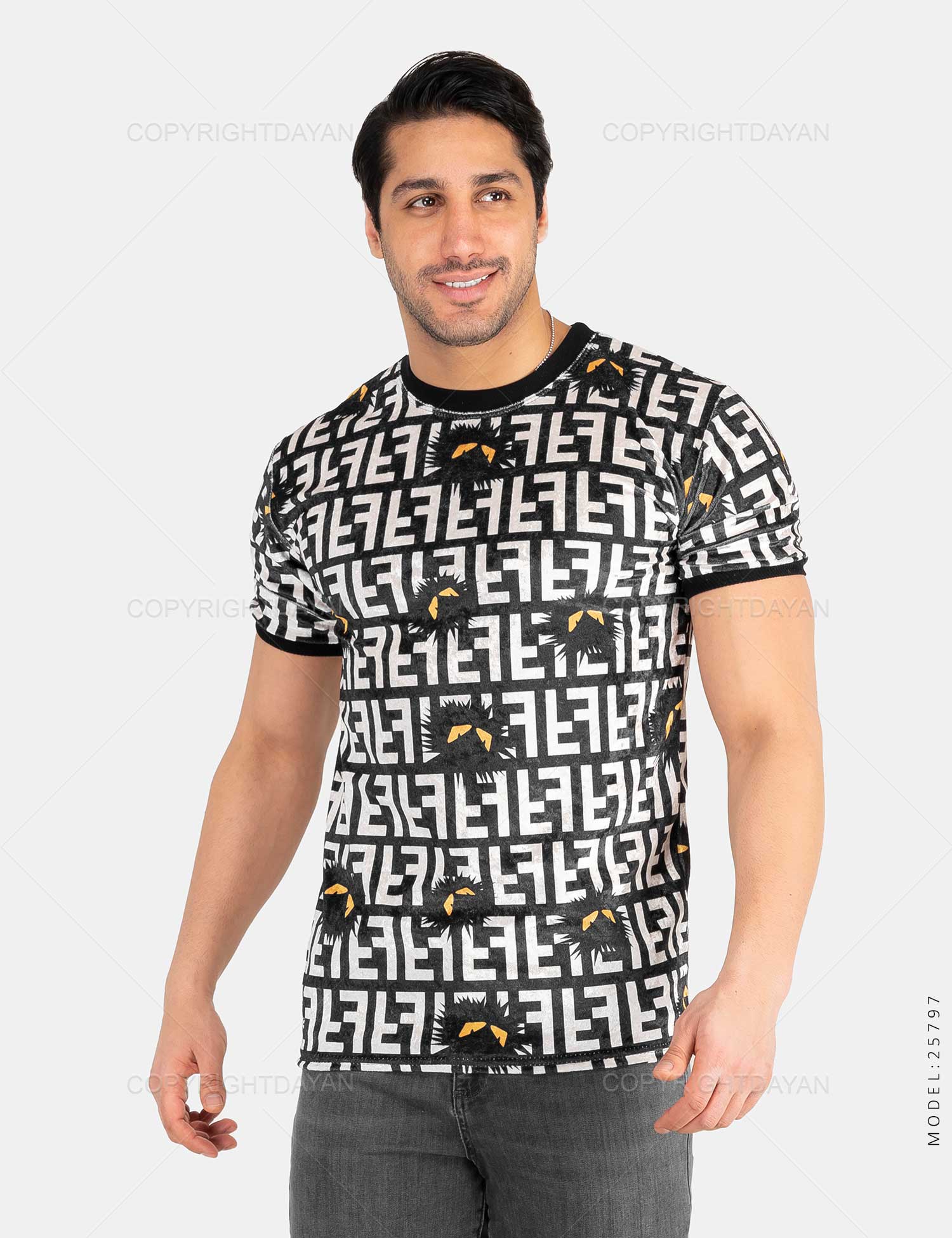 تیشرت مردانه Fendi مدل 25797