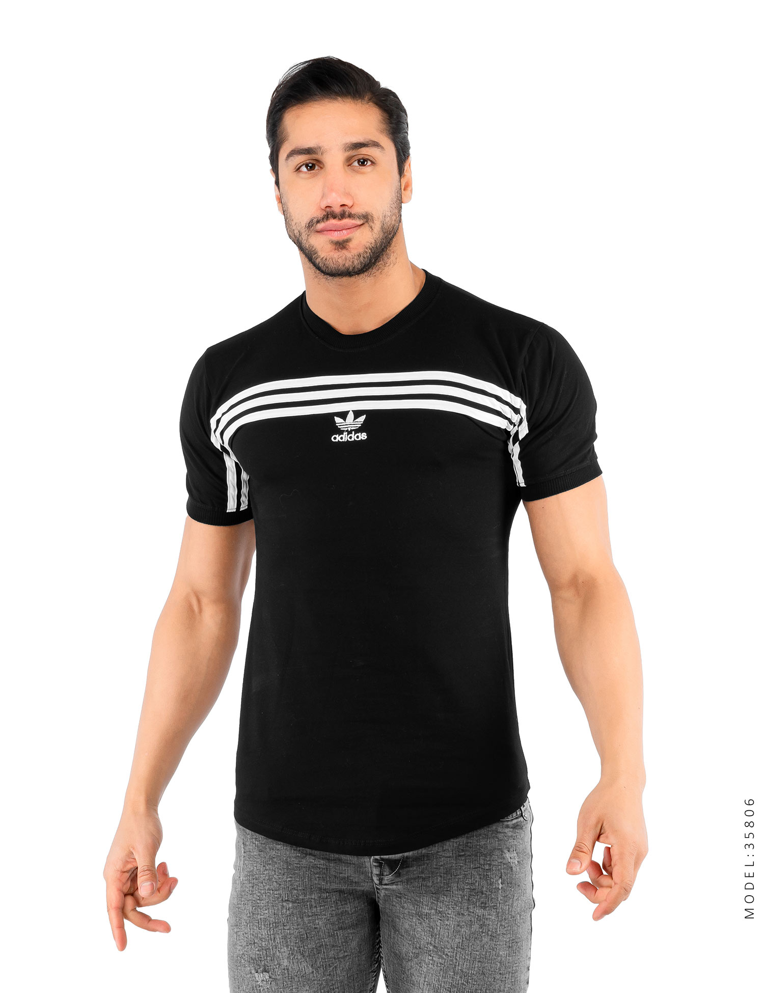 تیشرت یقه گرد مردانه Adidas مدل 35806