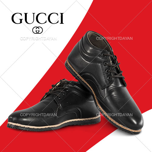 نیم بوت مردانه Gucci (مشکی)