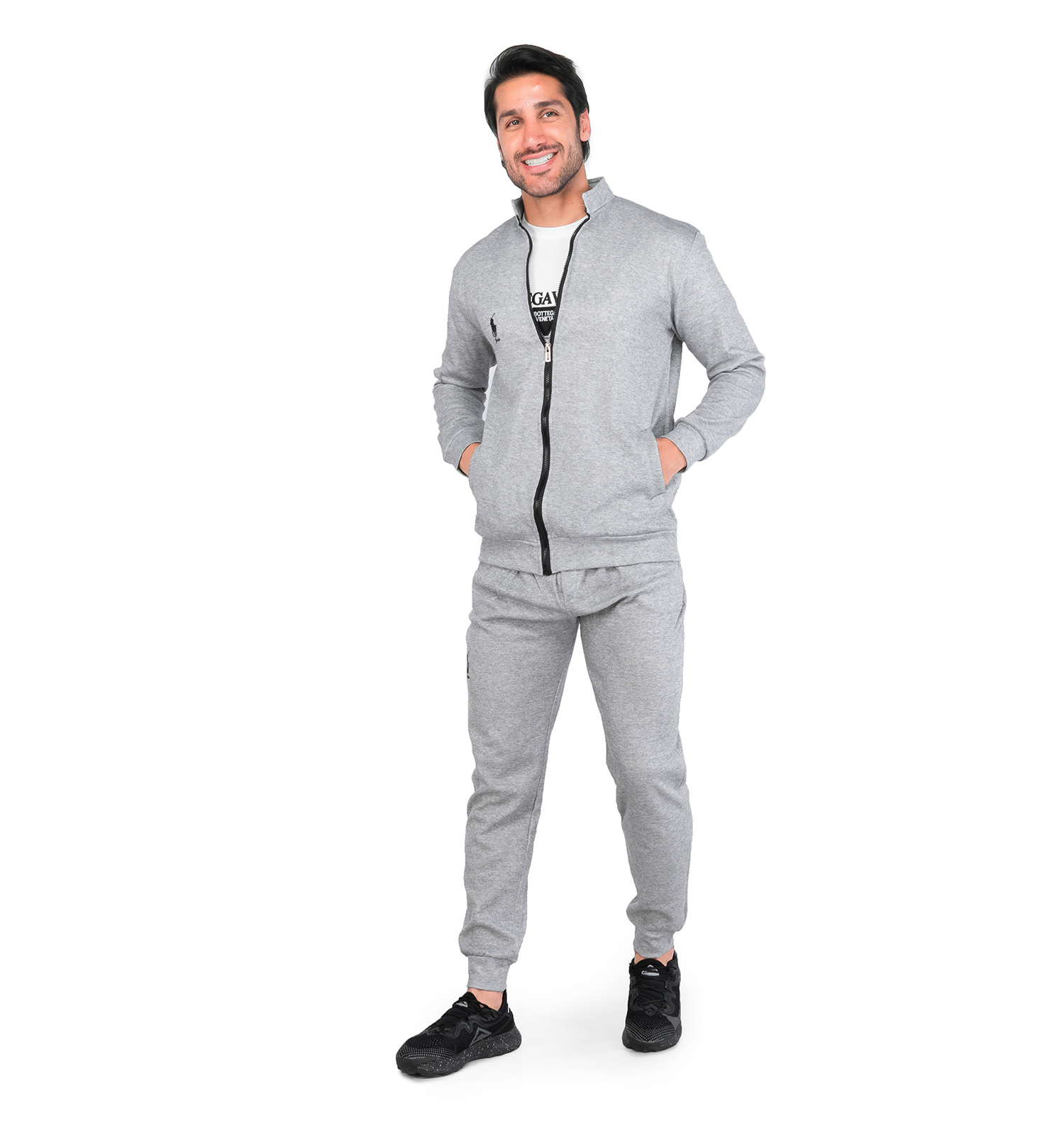 ست مردانه سویشرت شلوار Polo ساده مدل 44681