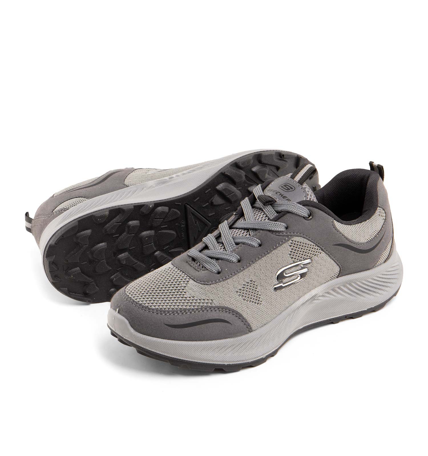 کفش اسپرت Skechers مردانه طوسی بندی مدل 41585