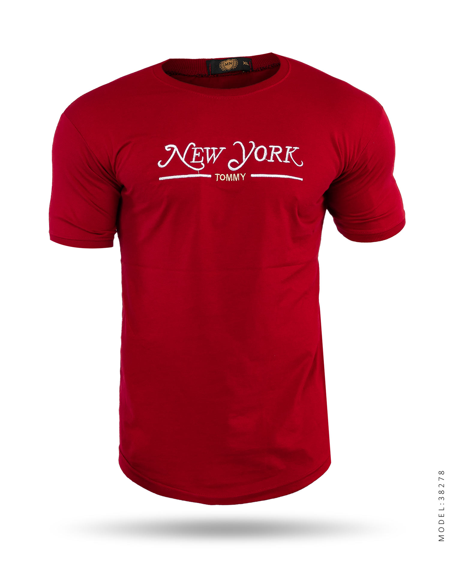 تیشرت مردانه یقه گرد New York مدل 38278