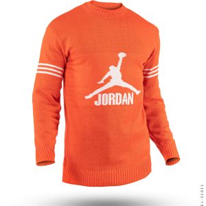پلیور بافت مردانه یقه گرد Jordan مدل 31011