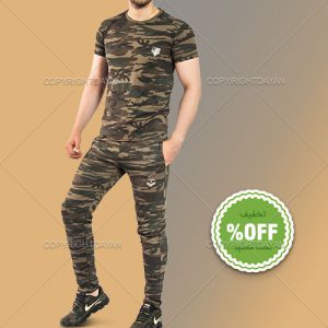 ست تیشرت شلوار ارتشی Loomax