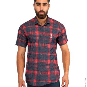 پیراهن مردانه چهارخانه Polo مدل 39126