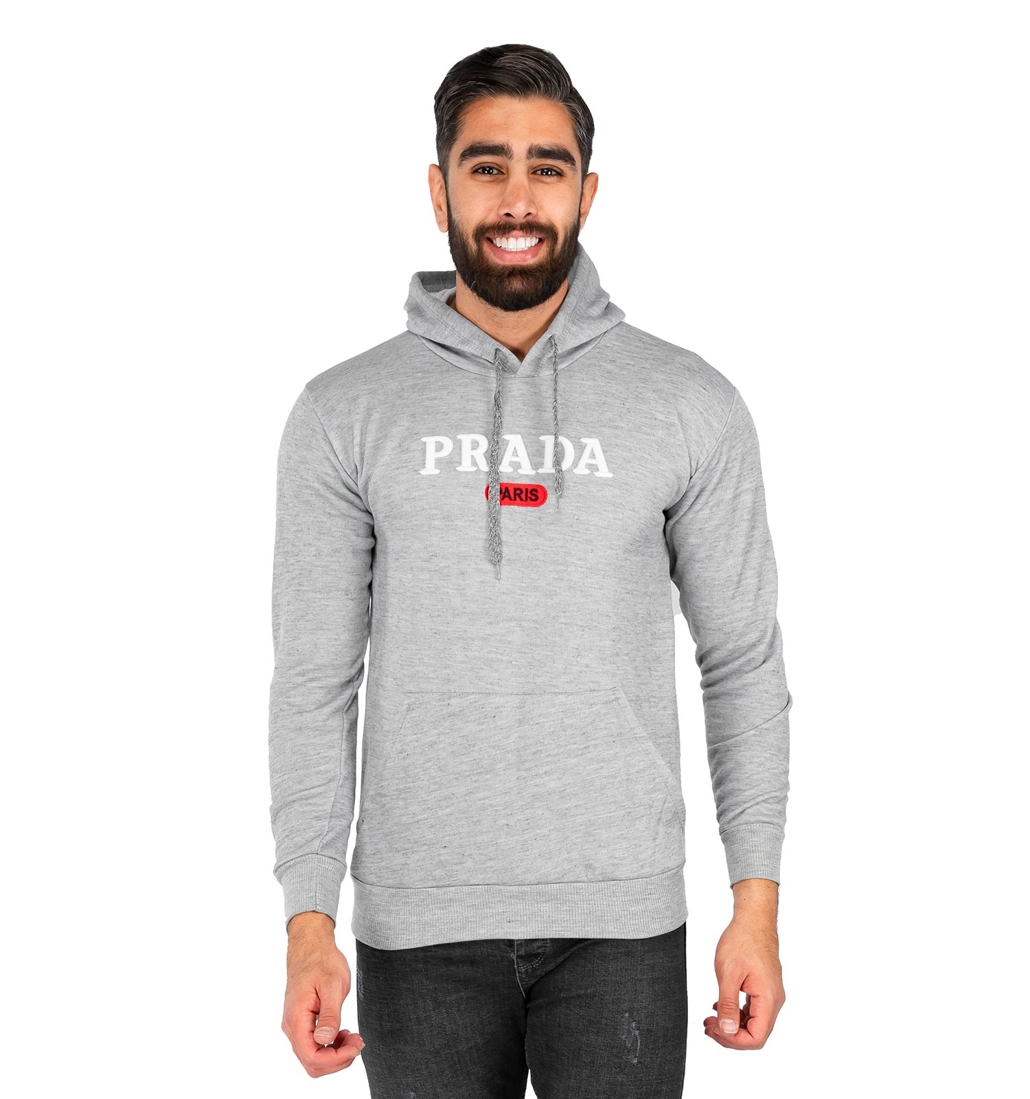 هودی مردانه کلاهدار Prada مدل 40023
