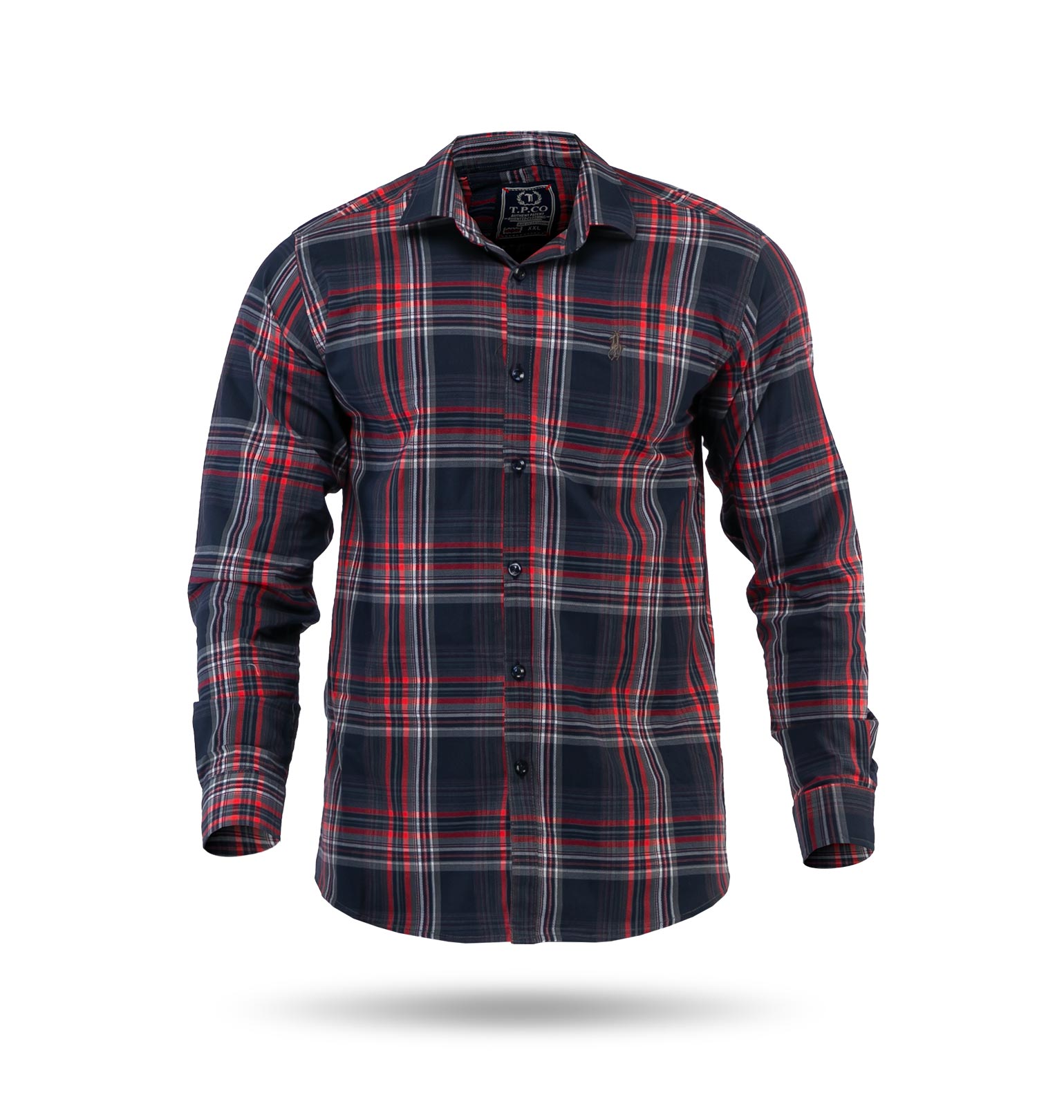 پیراهن مردانه چهارخانه Polo مدل 36825