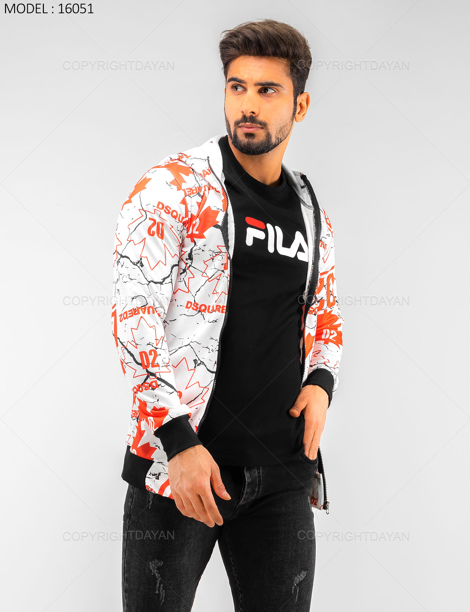 سویشرت مردانه Dsquared ² مدل 16051
