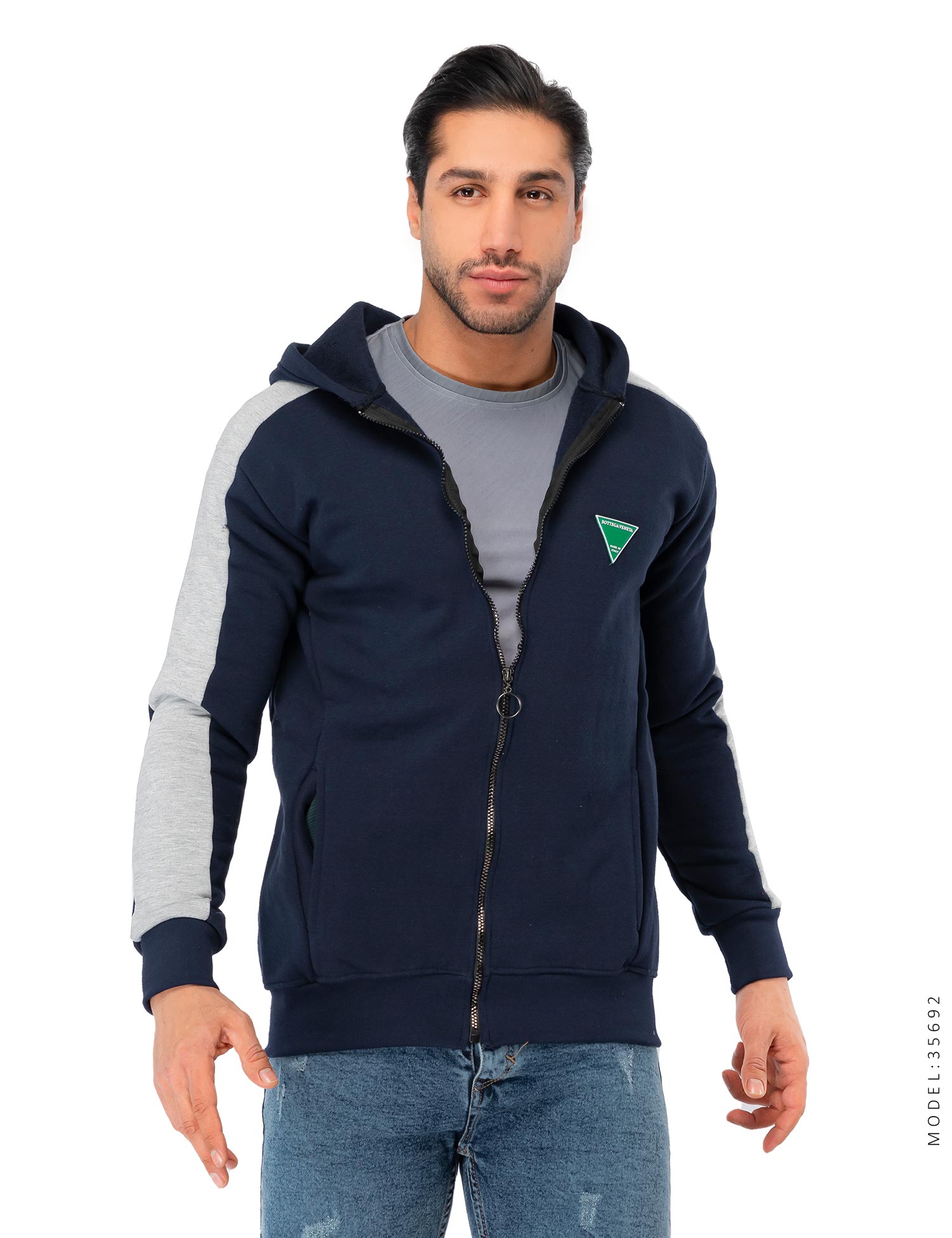 سویشرت کلاهدار اسپرت Bottega Veneta مدل 35692