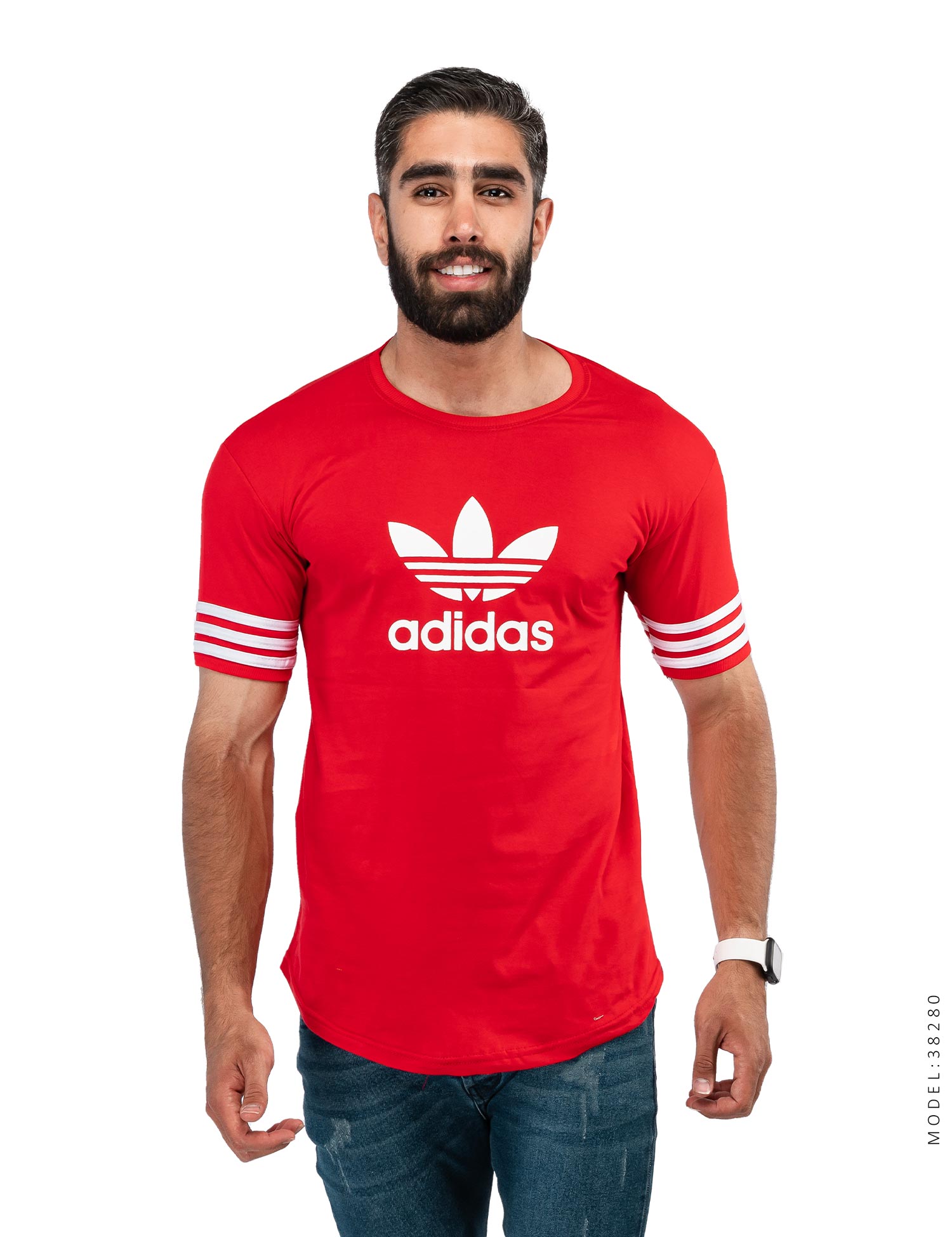 تیشرت مردانه یقه گرد Adidas مدل 38285