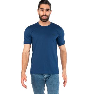 تیشرت Boss یقه گرد مردانه پنبه ساده مدل 44642