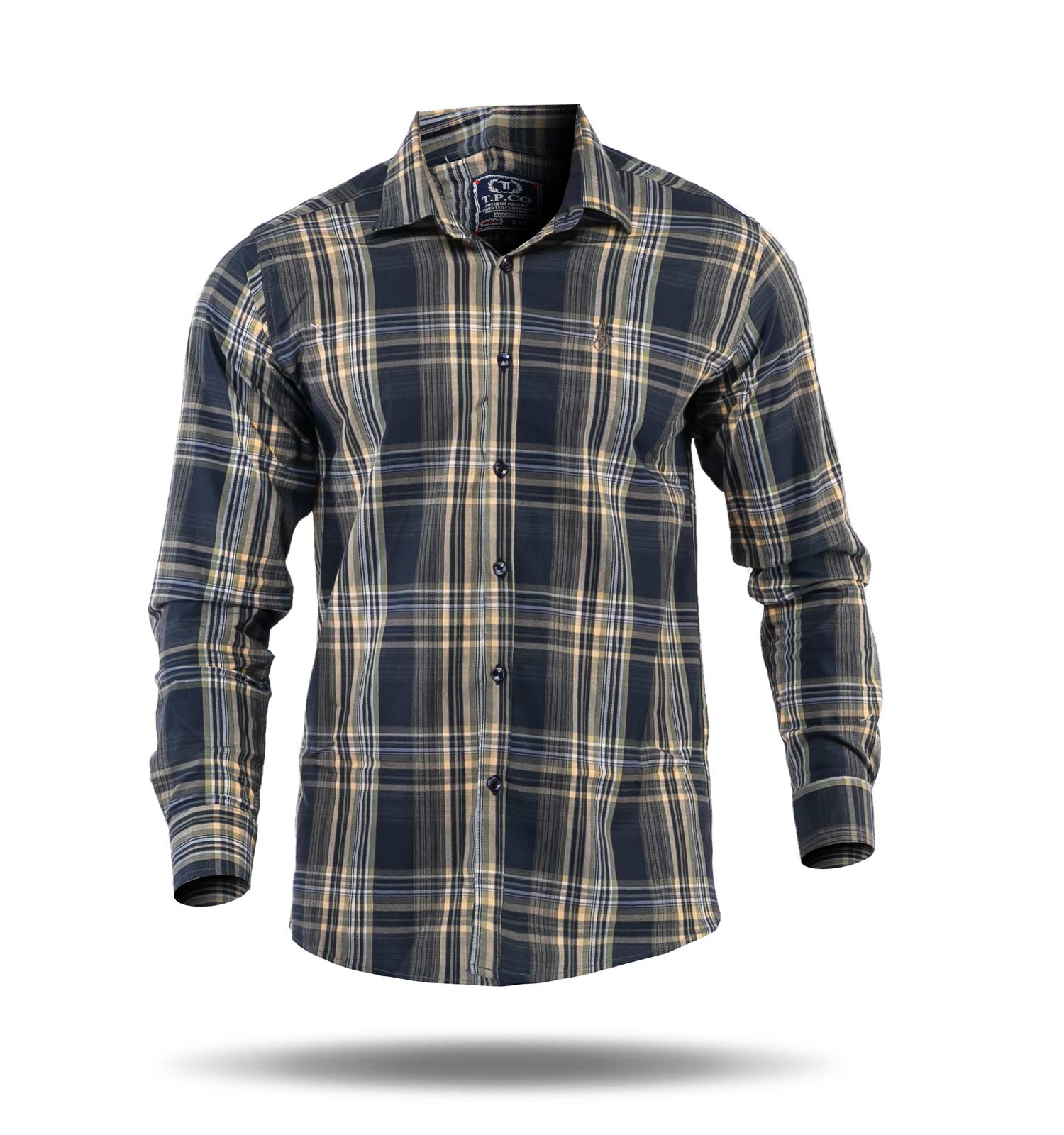پیراهن مردانه چهارخانه Polo مدل 36828