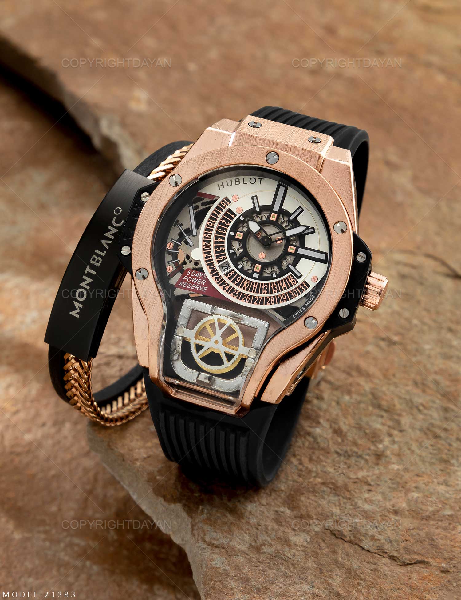 ساعت مچی مردانه Hublot مدل 21383