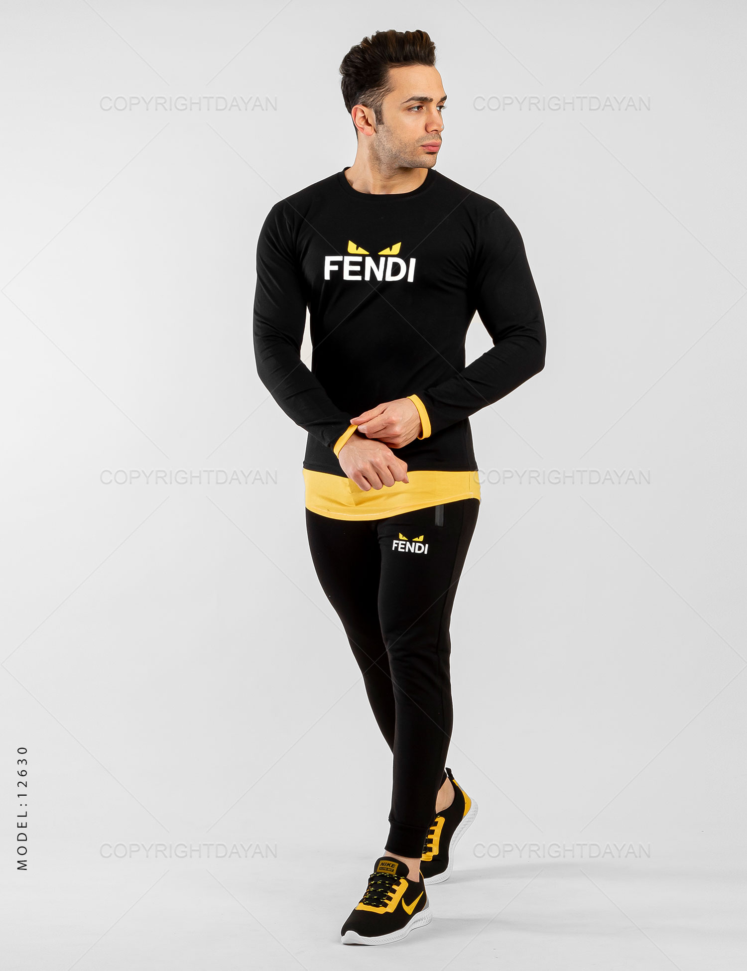 ست بلوز شلوار مردانه Fendi مدل 12630