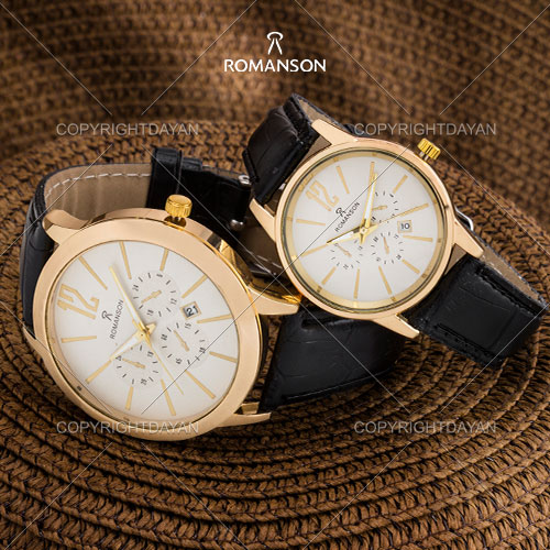 ست ساعت مچی مردانه زنانه Romanson مدل W 8937