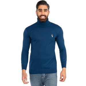 بافت مردانه ساده یقه اسکی Polo مدل 39198
