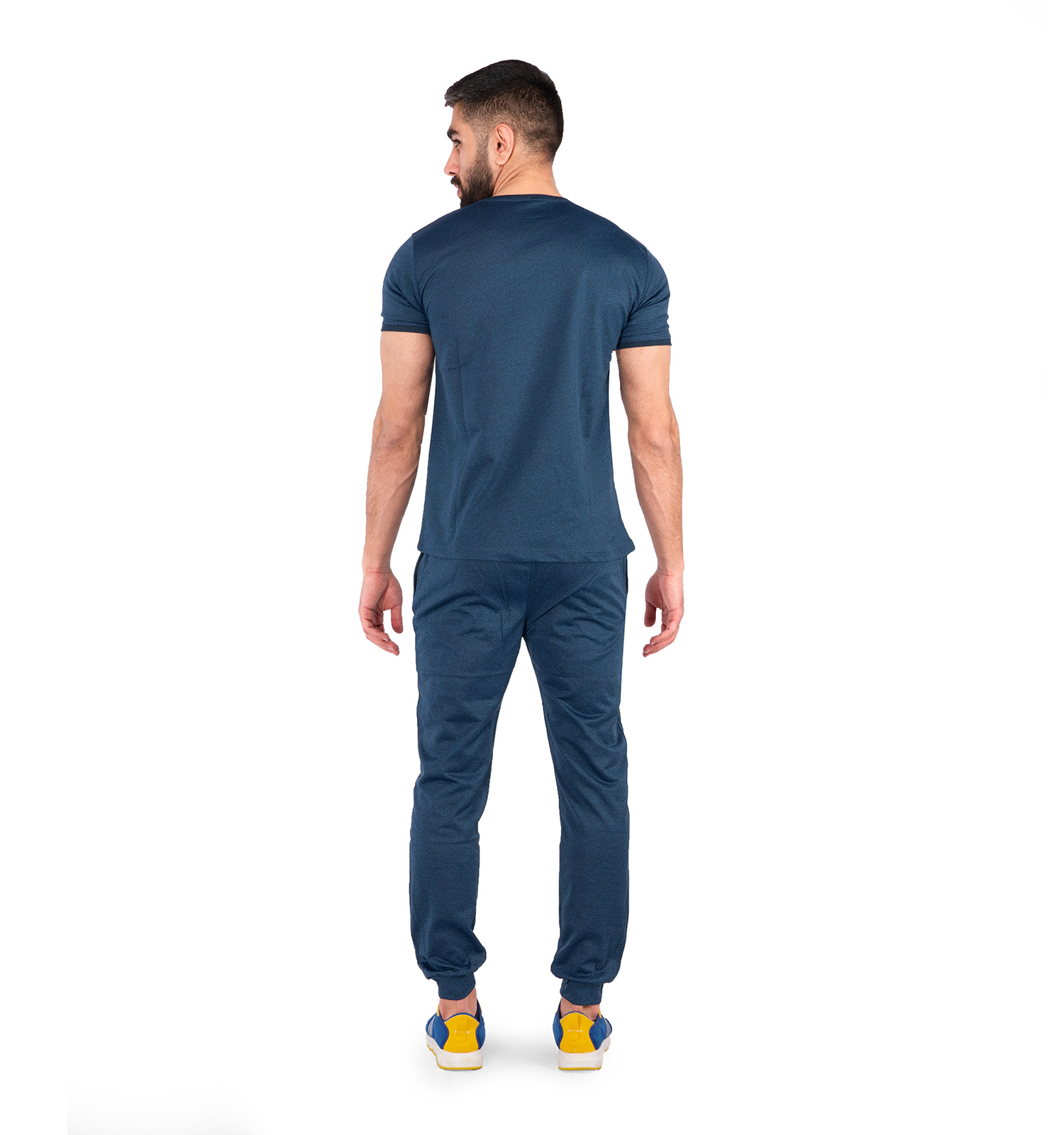 ست تیشرت شلوار مردانه آستین کوتاه Nike ساده یقه گرد مدل 43070