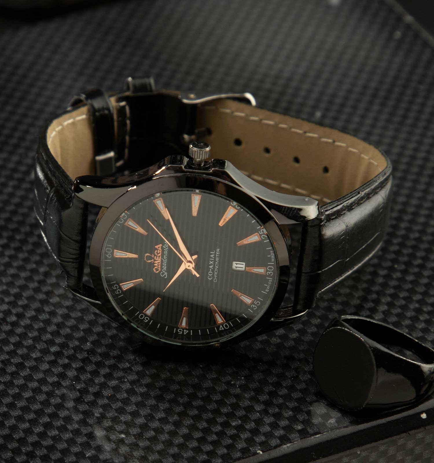 ساعت مچی چرم مردانه Omega مدل 41915