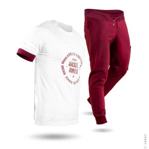 ست تیشرت شلوار مردانه jack & jones مدل 14657