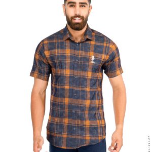 پیراهن مردانه چهارخانه Polo مدل 39127