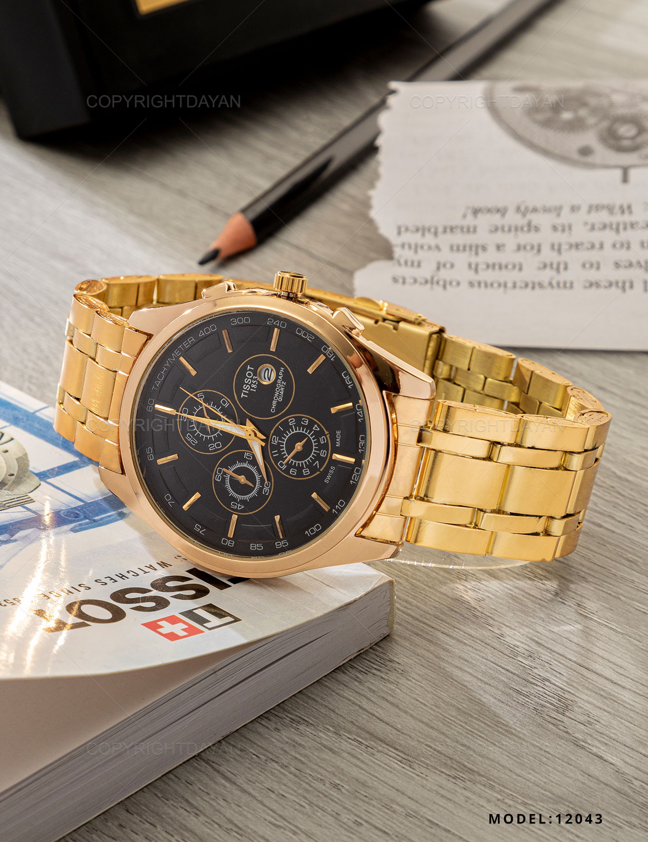 ساعت مچی مردانه Tissot مدل 12043