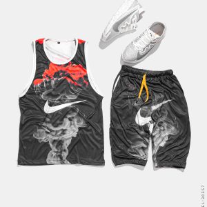 ست رکابی شلوارک مردانه Nike مدل 30357