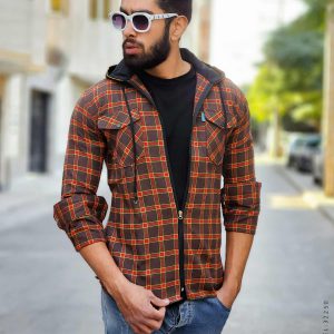 پیراهن زیپ دار مردانه Carlo مدل 32250