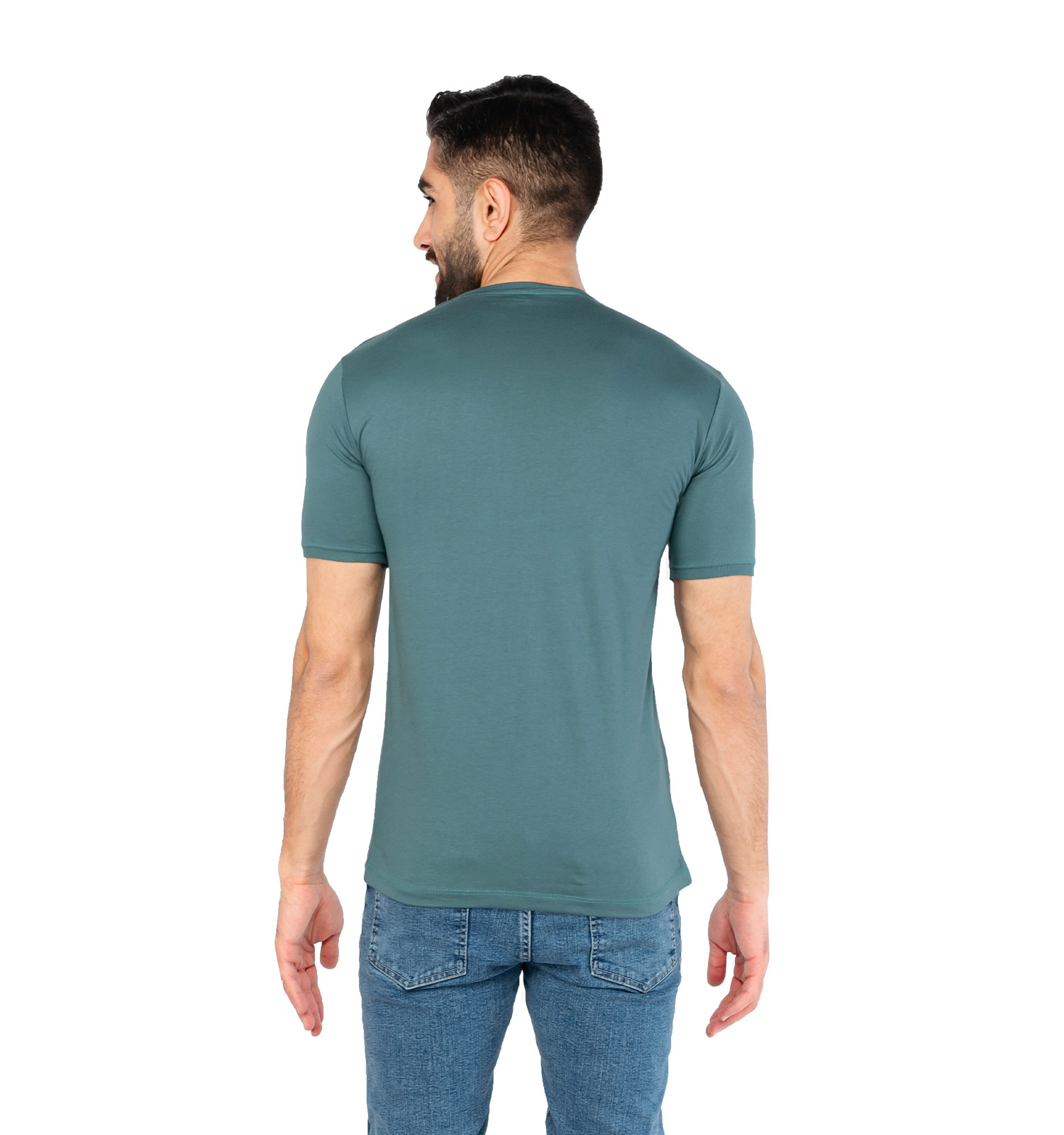 تیشرت Boss یقه گرد مردانه پنبه ساده مدل 44643