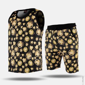 ست رکابی شلوارک مردانه Versace مدل 30296