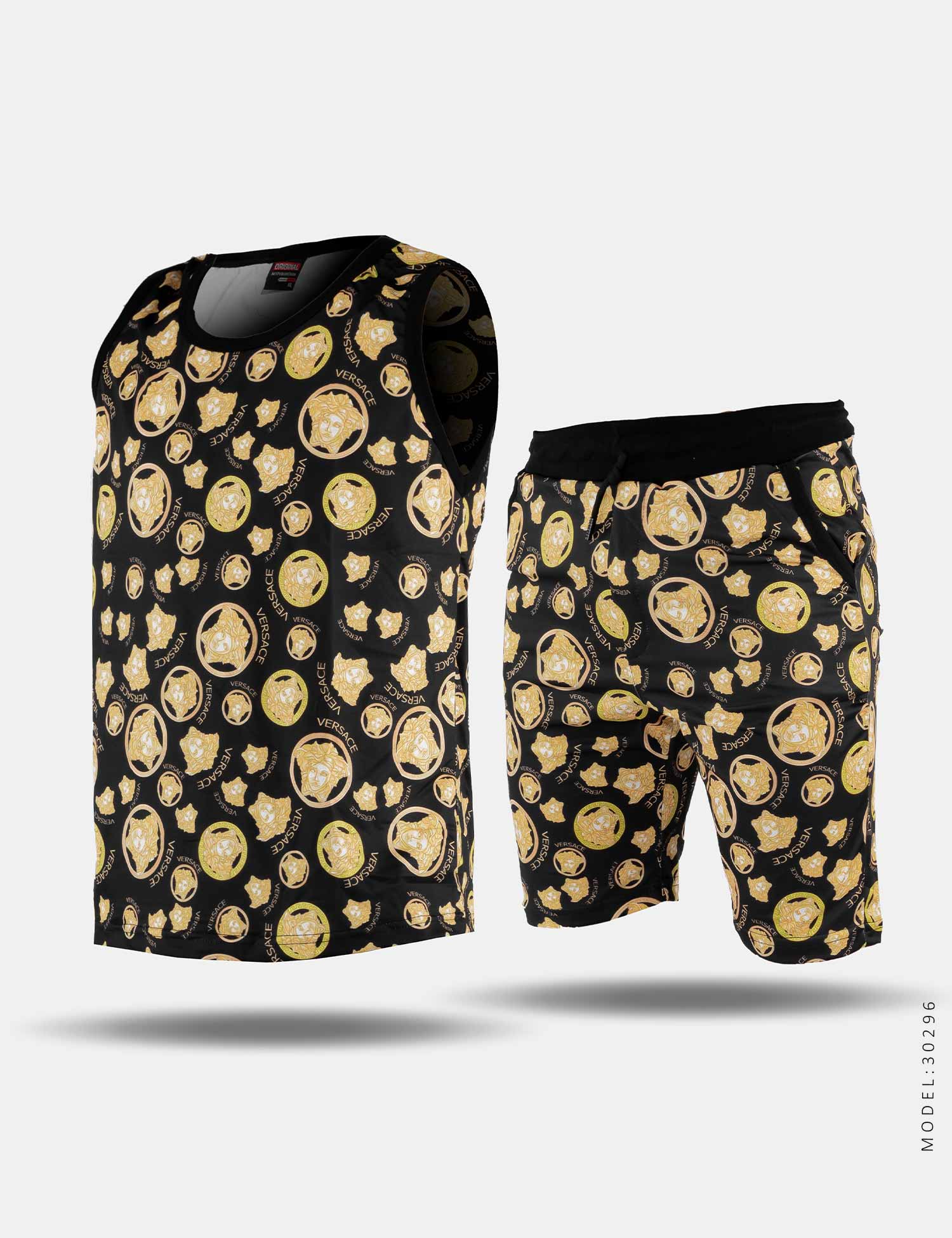 ست رکابی شلوارک مردانه Versace مدل 30296