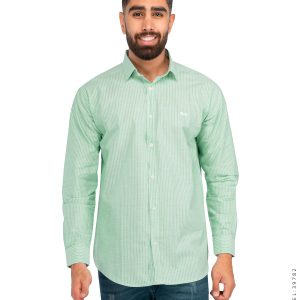 پیراهن مردانه آستین بلند راه راه Nika مدل 39782