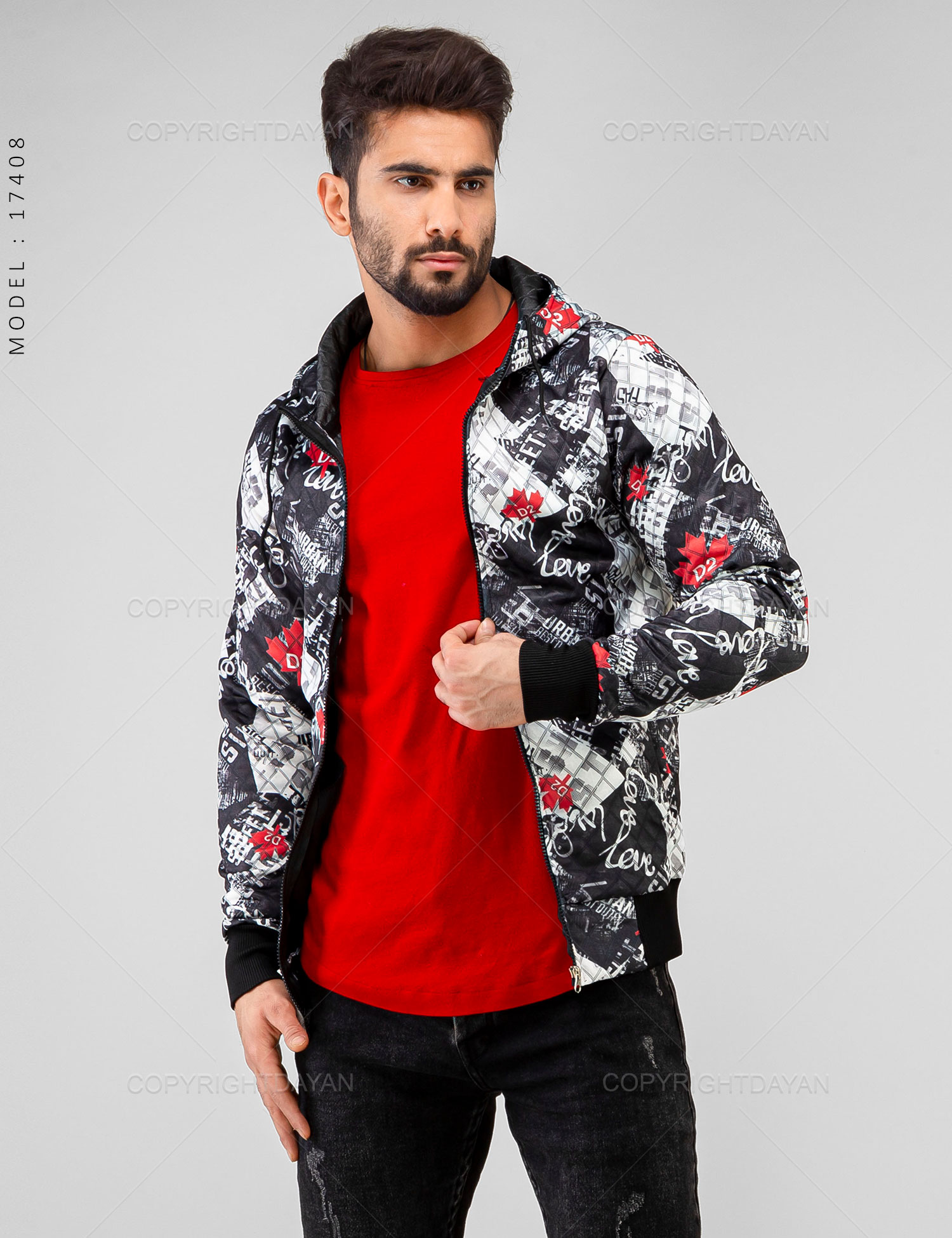 سویشرت مردانه Dsquared 2 مدل 17408