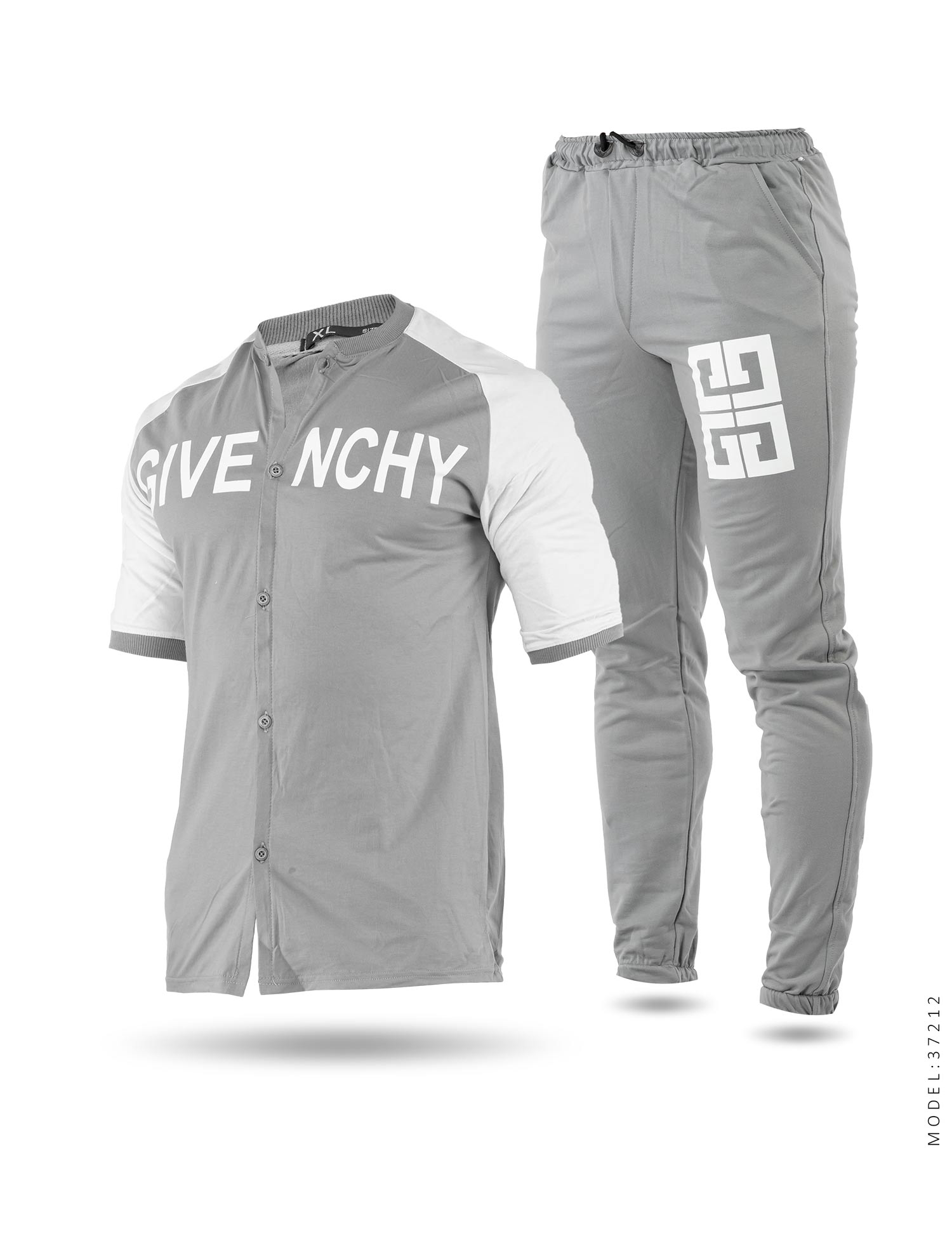 ست پیراهن شلوار مردانه بیسبالی Givenchi مدل 37212